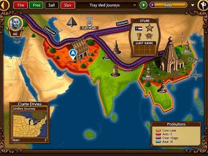 Sacred Indian Journeys Player Distribution Map